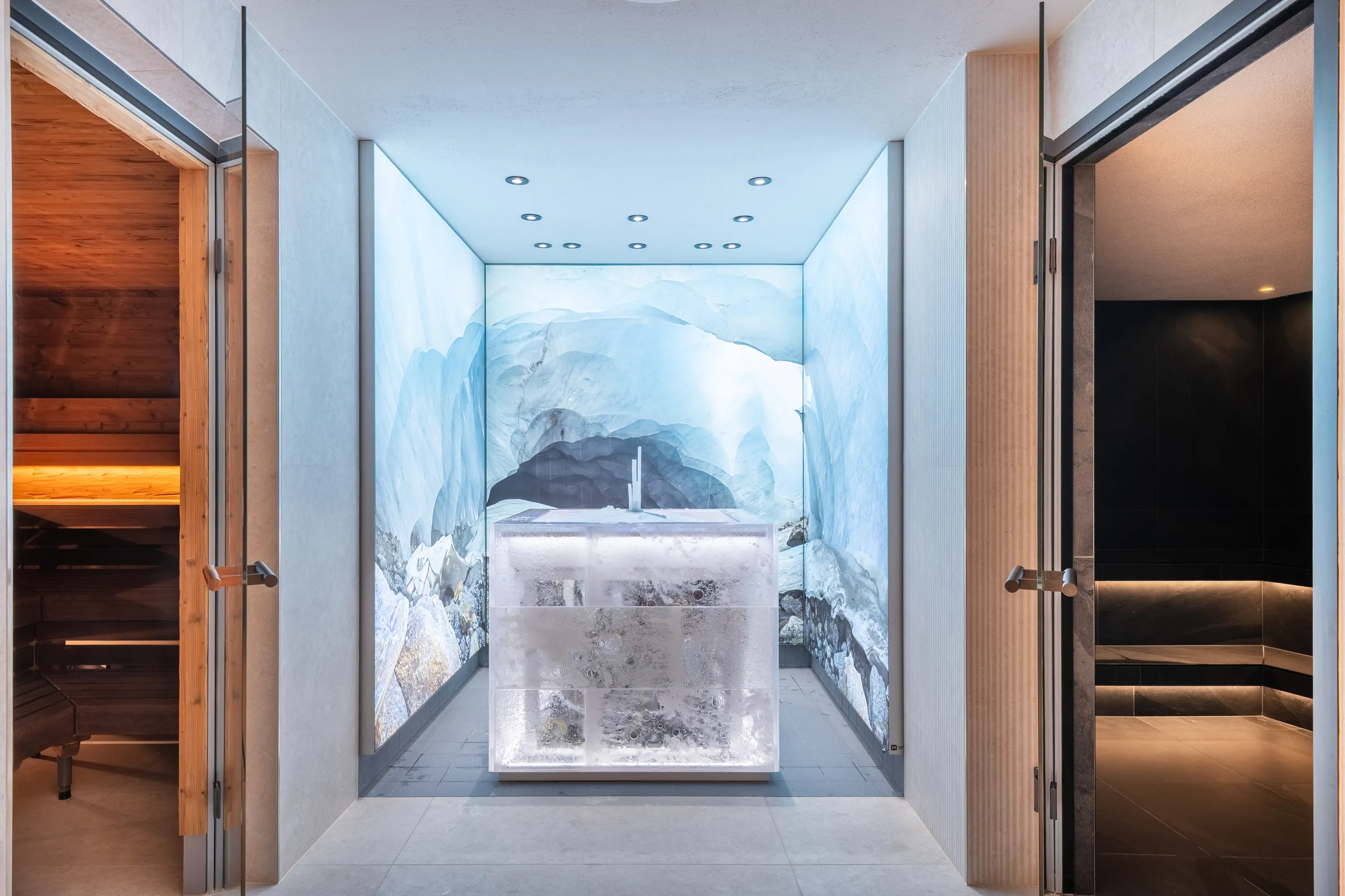Ice fountain