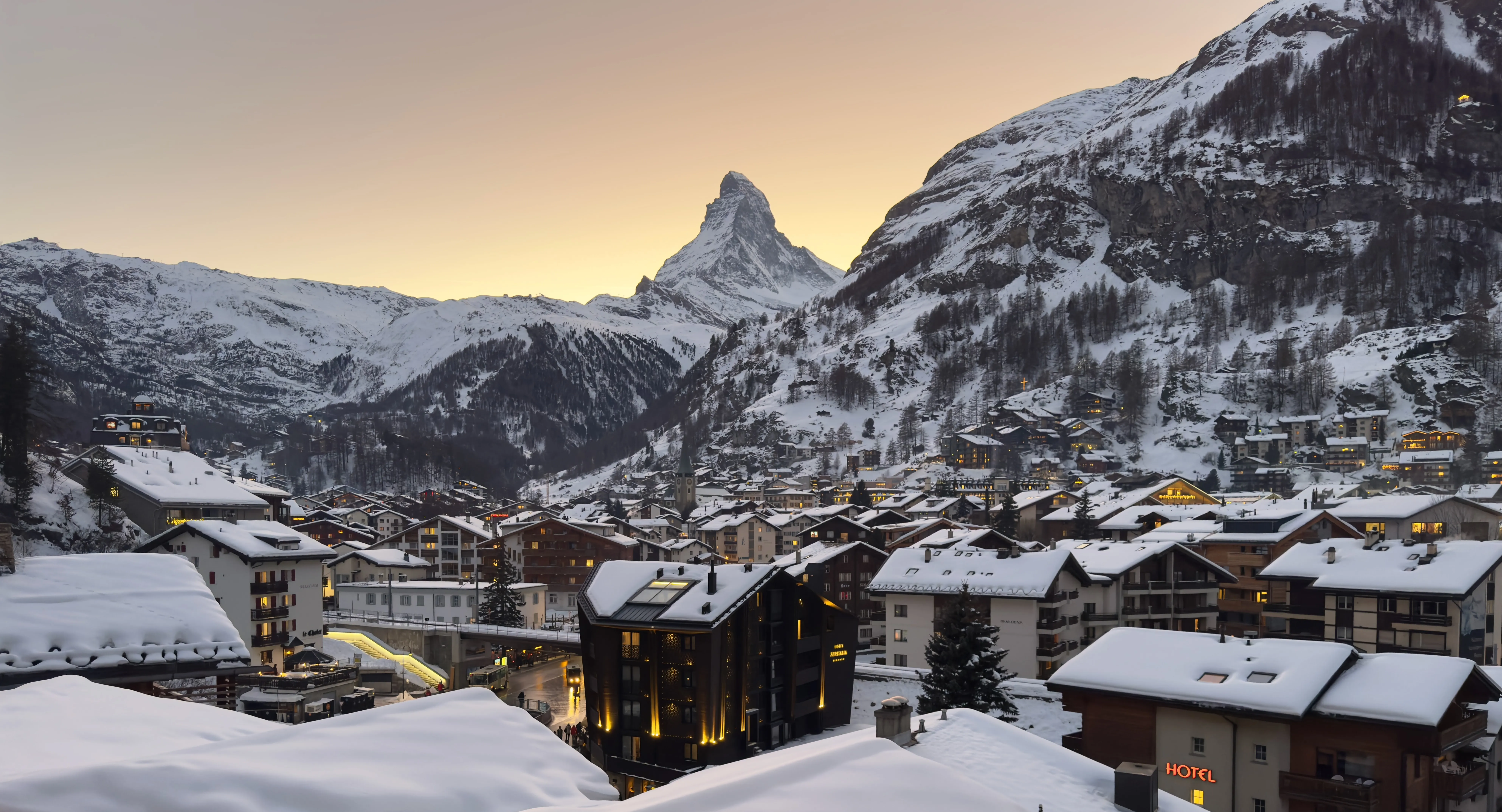 Mountain spa experience